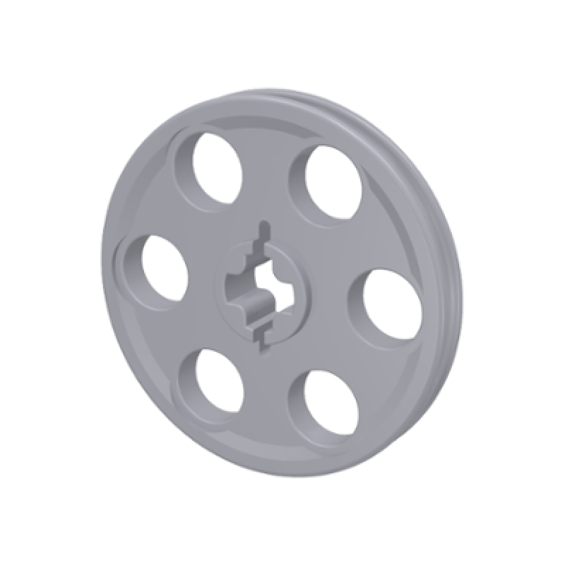 Technic, Katrol (Pulley) Light Bluish Gray